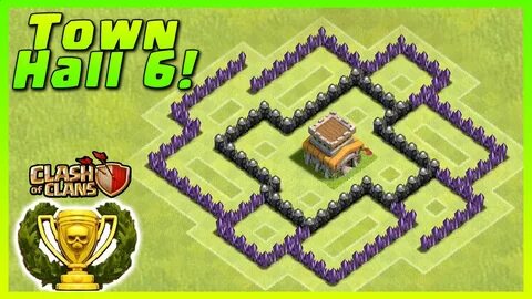 Clash of Clans - DEFENSE STRATEGY - Townhall Level 6 Trophy 