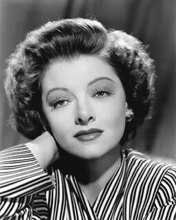 Myrna Loy, Mgm Portrait, Circa 1944 by Everett (With images)