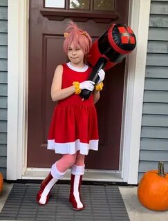 Amy Rose Costume Sonic Dress Etsy