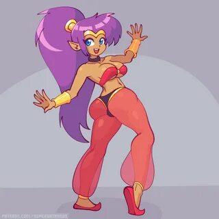 Shantae dance (GIF) by Supersatanson -- Fur Affinity dot net