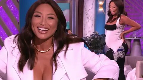 Jeannie Mai Reveals Pregnancy, Baby Bump On The Real Return