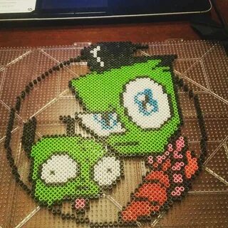 By marquiselerue - Phase 2 complete. #perlerbeads #invaderzi