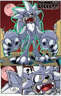Silver the Werehog transformation Pg. 5 - Silver the Hedgeho