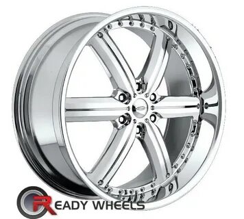 CONCEPT NEEPER JAVV (6-LUG) Chrome 6-Spoke 24 inch Rims Tire