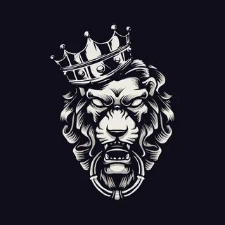 Lion Face Vector