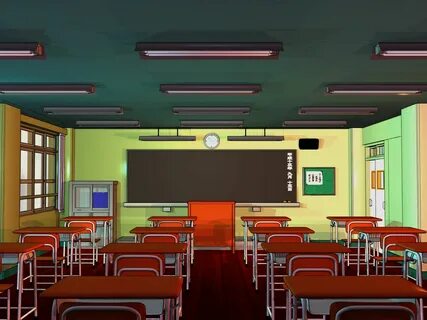 Anime Background - Classroom Anime backgrounds classroom, An