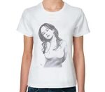 Моника Беллуччи (Monica Bellucci) женская футболка с коротки