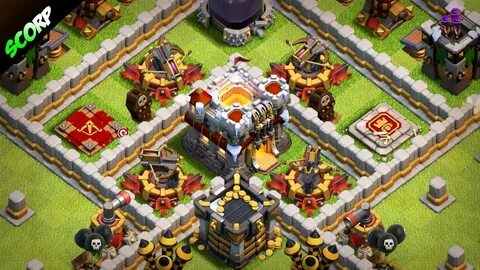 TH11 Trophy Base Best Town Hall 11 Defense Base 2018 Legend 