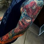 Marvel Facts Spiderman tattoo, Marvel tattoos, Marvel tattoo
