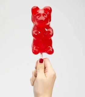 Giant Gummy Bear On A Stick Gummy bears, Gummies, White elep