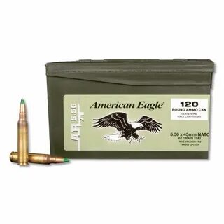 Federal American Eagle 5.56 NATO Ammunition 600 Rounds XM855