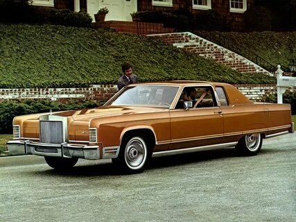 Картинка Lincoln Continental Town Coupe 1977 Автомобили 2048