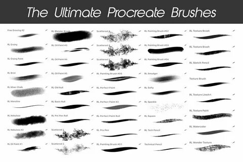 111 tropical stamp brushes for procreate design cuts