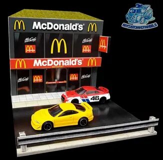 McDonalds Diorama - My Custom Hot Wheels Decals