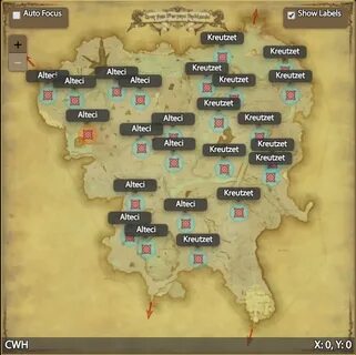 Ff14 Squonk 10 Images - Ffxiv Sea Of Clouds Map Locations, F