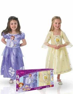 Prinzessin Sofia und Amber-Kostüme Disney-Prinzessinnen lila