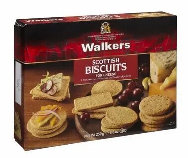 Walkers Shortbread Scottish Biscuits for Cheese, 8.8-Ounce B
