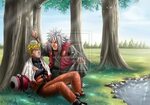 Naruto Fan art: Naruto & Jiraya