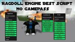 ROBLOX Ragdoll Engine Script Bomb all No GamePass (WORKING!!