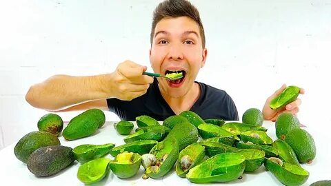 Avocado Challenge * MUKBANG - YouTube