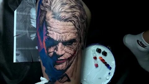 Real Joker Tattoo Джокер тату @Alexander Suvorov - YouTube