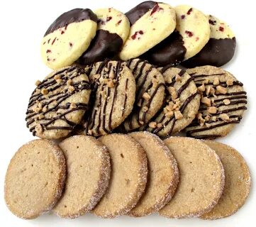 Slice-and-Bake Shortbread: one dough, three cookie flavors -