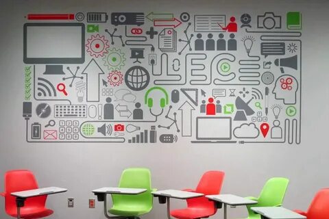 LEC Wall Graphic - Paul Tynes Graphic Design Wall graphics, 