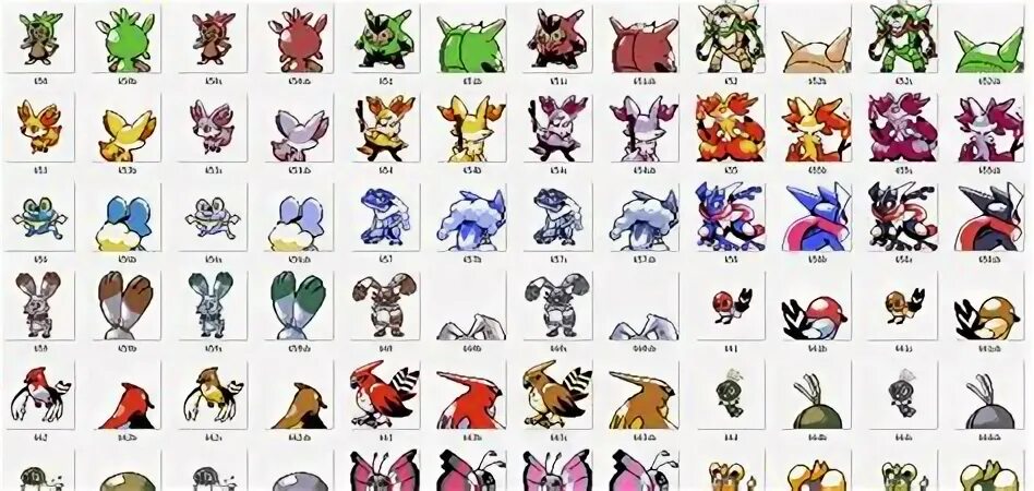 Gen 8 Pokemon Sprites By Leparagon On Deviantart All in one 