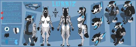 Lubbiz (hyena) reference sheet SFW - Weasyl