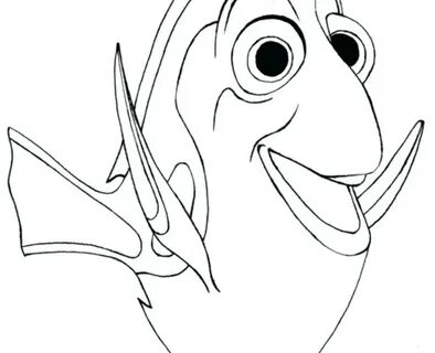 Destiny Coloring Pages Dory Finding Drawing Easy Ghost Print
