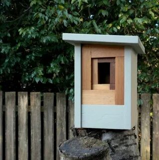 Birdhouse, modern craftsman- The Camera Shutter Modern birdh