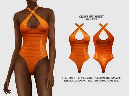 Cross Swimsuit 4w25 on Patreon in 2021 Cross swimsuit, Swims