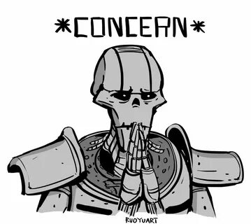 Concerned Necron by Ruoyuart *Concern* Warhammer, Warhammer 