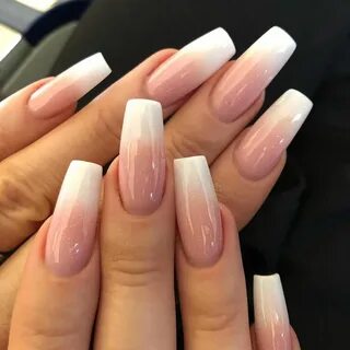 French Fade Acrylic with Top gel plus 😍 Summer Nails using D
