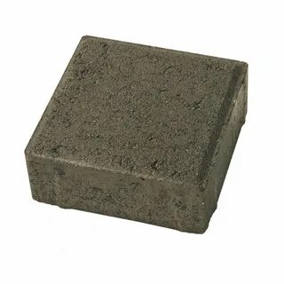 Basalite 6 in. x 6 in. Lamp Black Concrete Paver 100002960 C