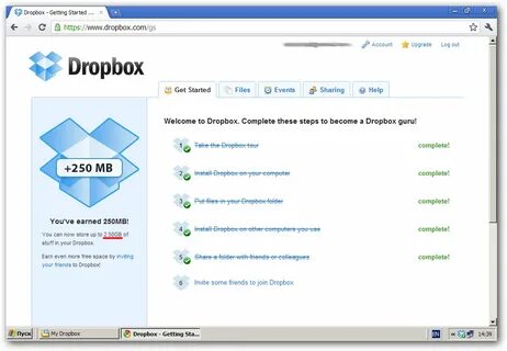 Dropbox - удобный бесплатный способ синхронизации файлов меж