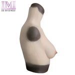 ✔ IMI No Oil B Cup Silicone Breast Forms Breast Plate Boobs 