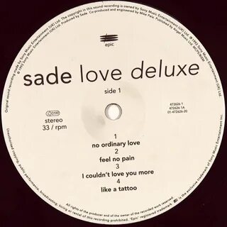 SADE - LOVE DELUXE - (LP) Vinyl record 12" - 16000 rub