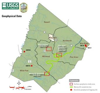 USGS VAWSC Clarke County Geophysics