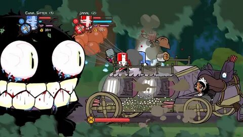 Castle Crashers - Cyclops boss fight - YouTube