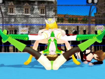 MMD WRESTLING Chie Satonaka save Meiko....after by tousato o