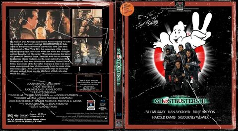 Ghostbusters 1 and 2 retro Blu Ray covers. - GBFans.com
