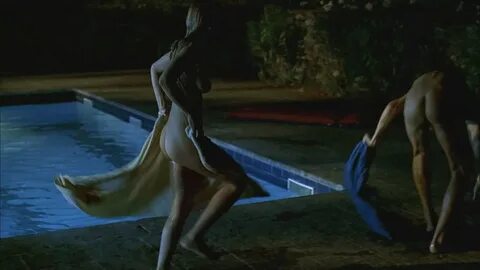 Naked pool scene