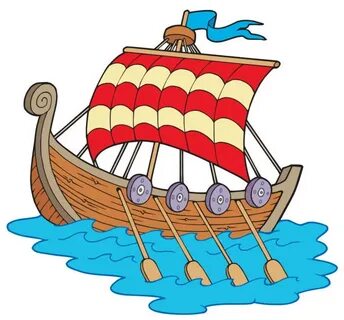 Cartoon Of Viking Ship Art Сток видеоклипы - iStock