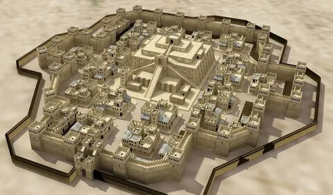 Iraq Sumerian City Ziggurat Temple - 3D Model by johnathanG