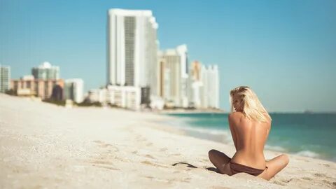Wallpaper : women outdoors, model, blonde, sea, sand, photog