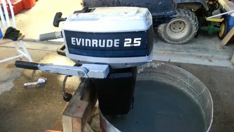 1988 Evinrude 2.5 hp back from the dead - YouTube