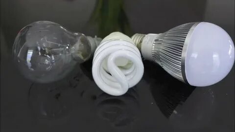 LED vs CFL vs Incandescent A19 Light Bulbs - YouTube