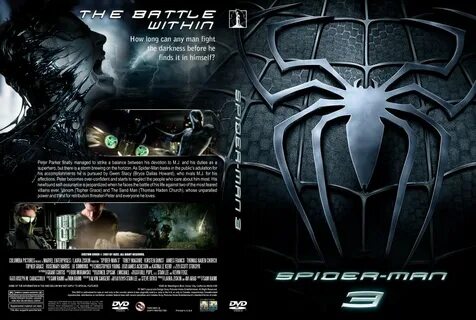 Spider-Man 3- Movie DVD Custom Covers - spiderman 3 blk cvr.