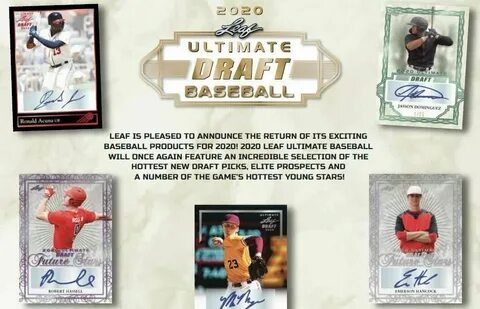 Washington Nationals 2020 Leaf Ultimate Draft Baseball